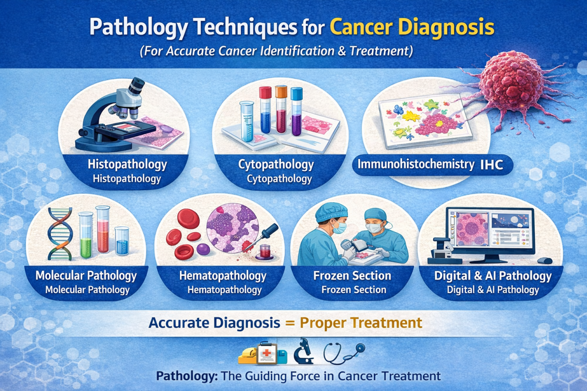 कर्करोग निदानासाठी पॅथॉलॉजीच्या विविध तपासण्या (Different Pathology Techniques for Cancer Diagnosis)
